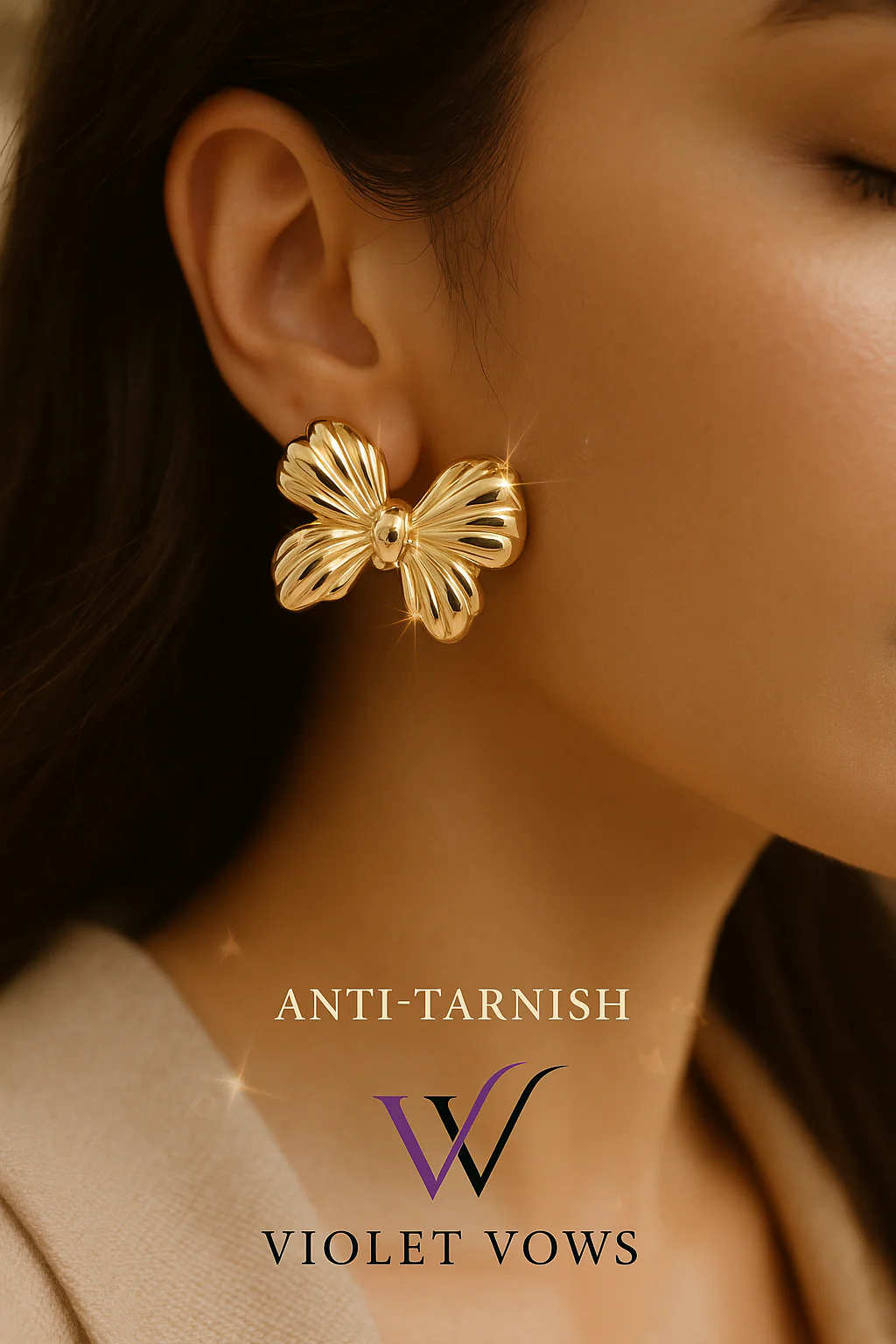 Sculpted Bow Studs - Image 3