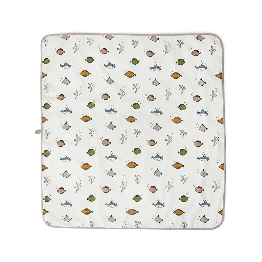 Sea World Laminated Bed Protector For Baby Mattress Protector - Image 2