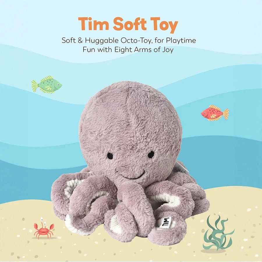 Sea World Tim Soft Toy Octopus - Image 4