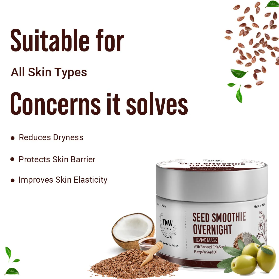 Seed Smoothie Overnight Revive Mask for Deep Moisturization (Stock Clearance) - Image 5