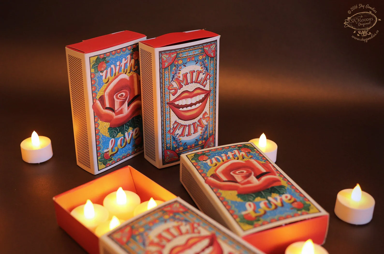 Set of 10 'Smile' Matchbox Gift Boxes - Image 6