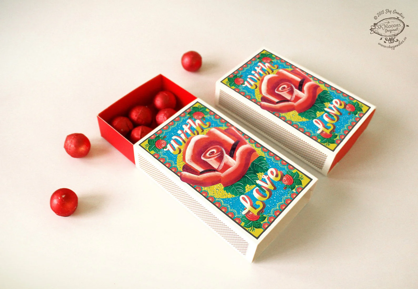 Set of 10 'With Love' Matchbox Gift Boxes - Image 6