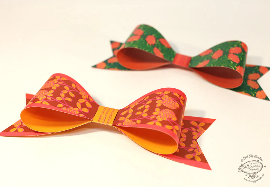 Set of 12 Paper Bows for Gifts - Image 4