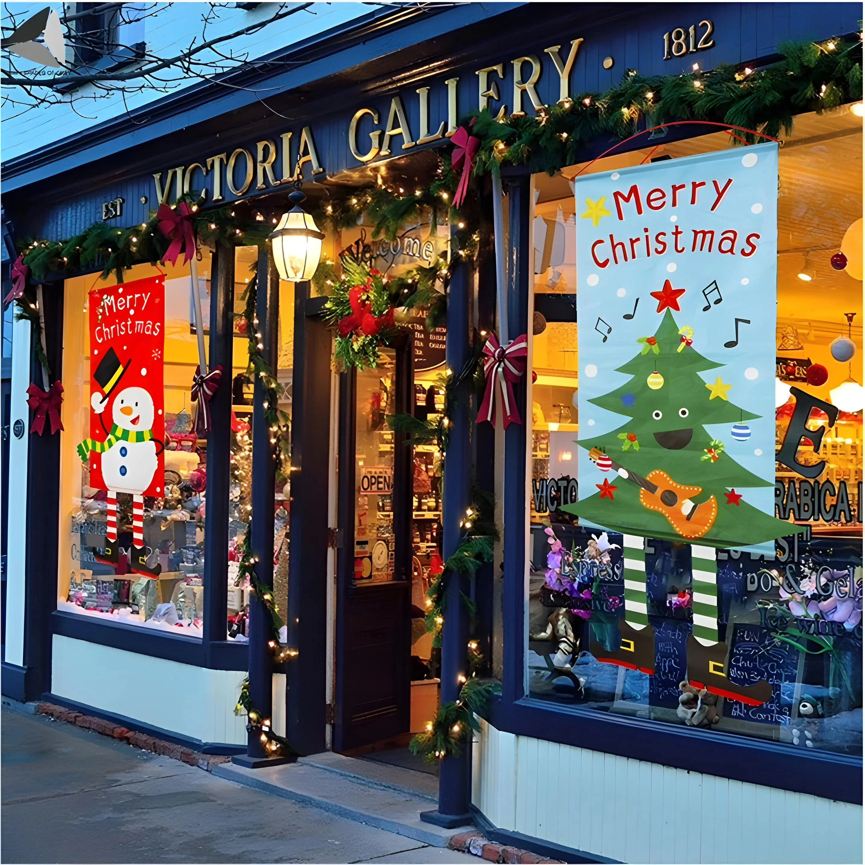set of 3 christmas banner for decoration - Image 8