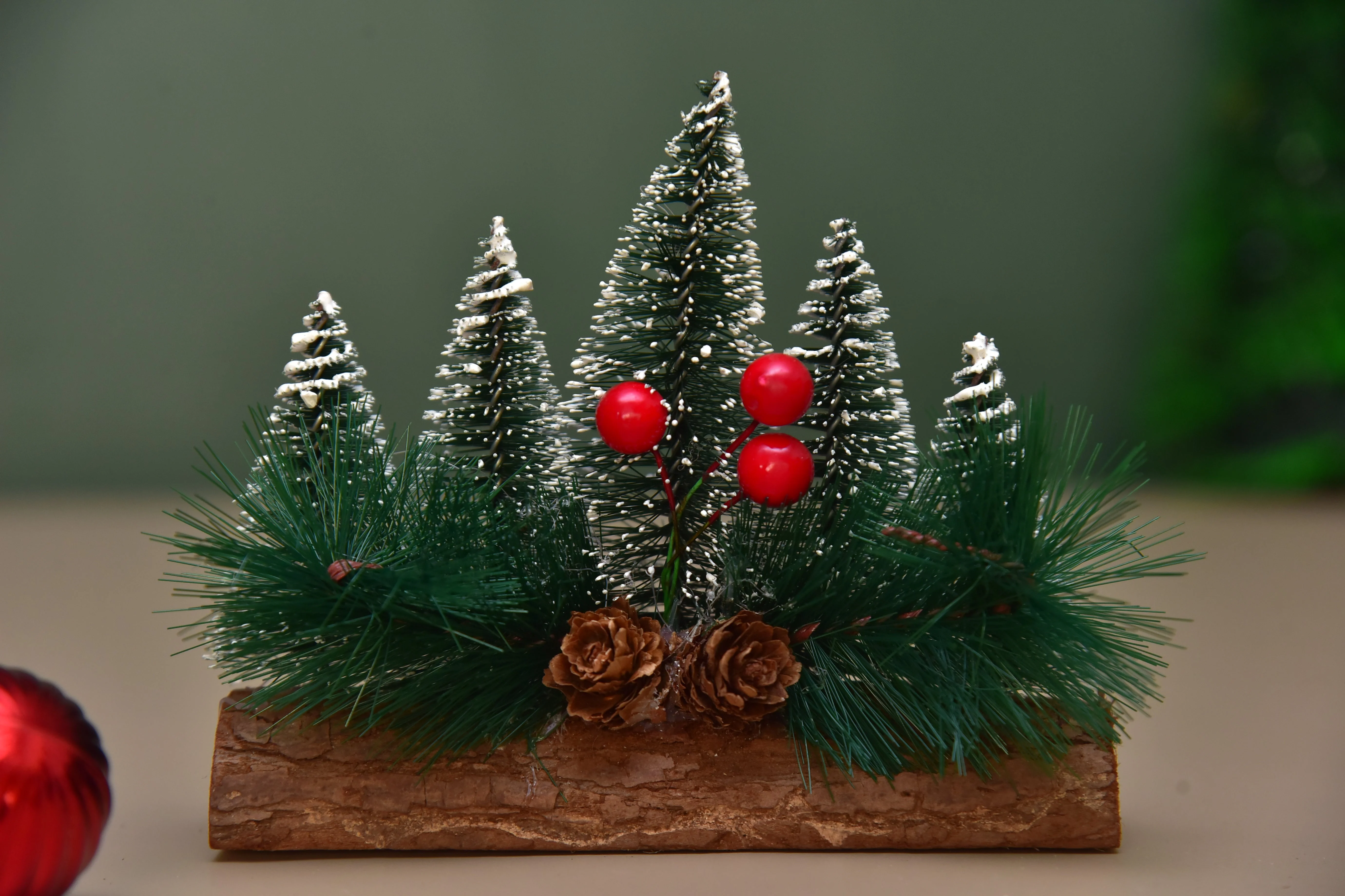 Set of 5 trees Table top Christmas decor - Image 5