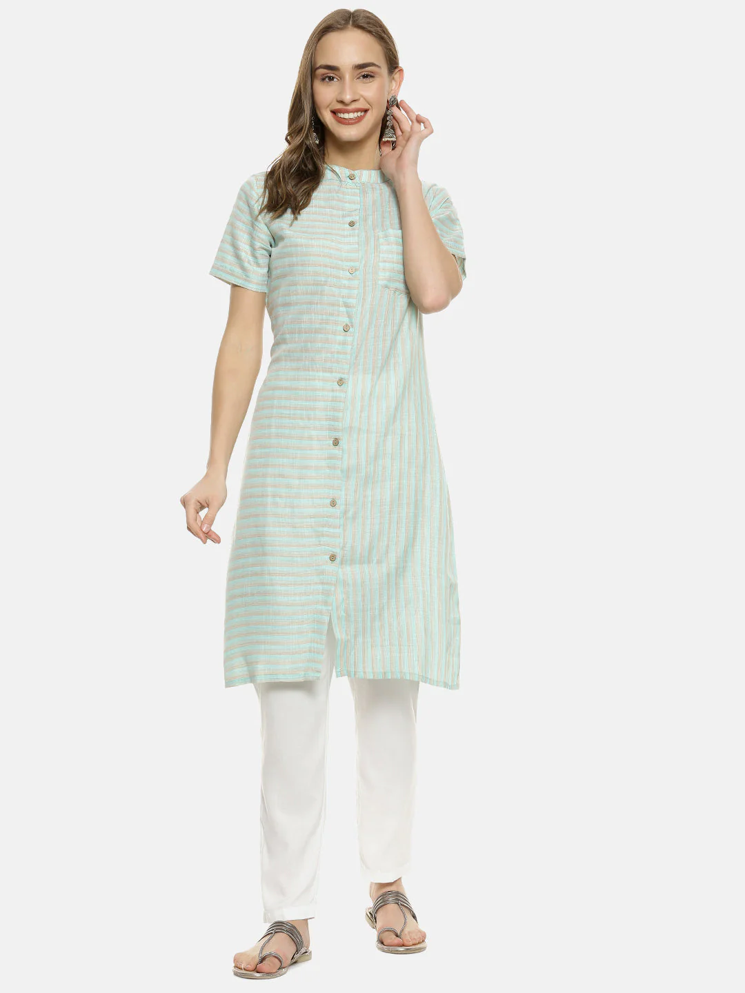 Shadow Striped Kurta - Image 5