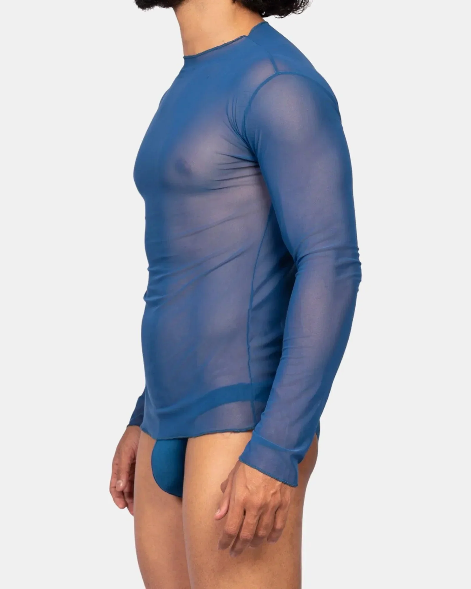 Sheer Seduction Tee /Royal Blue - Image 5