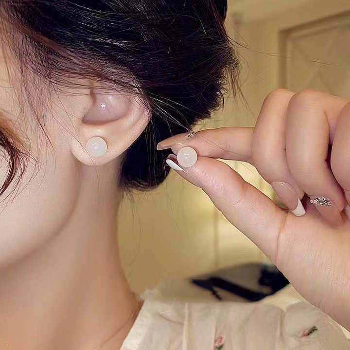 Shimmer Sparkle Stud Earring - Image 3
