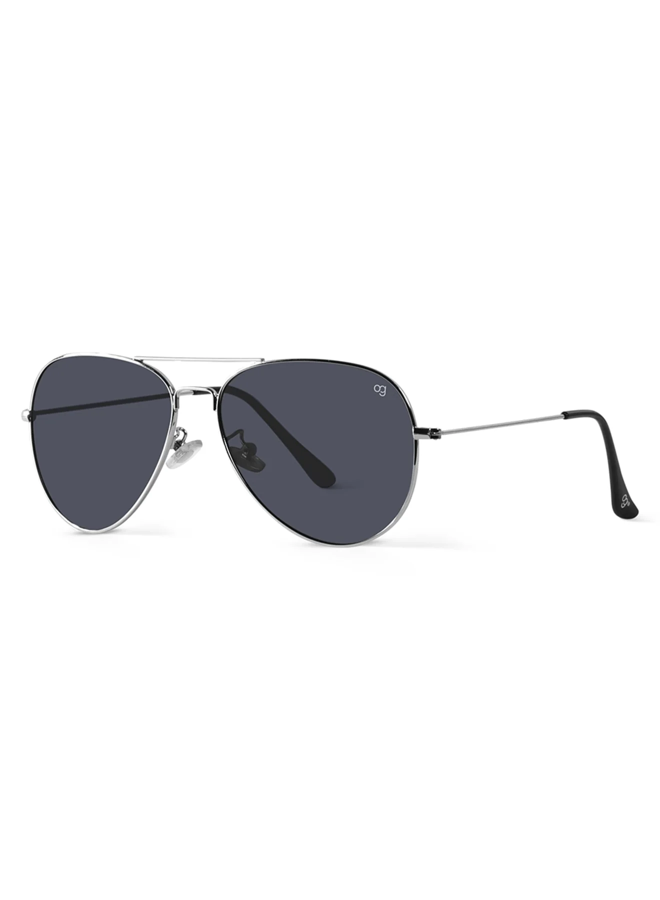 Shockpilot Silver Aviator Polarized Sunglasses - Image 4