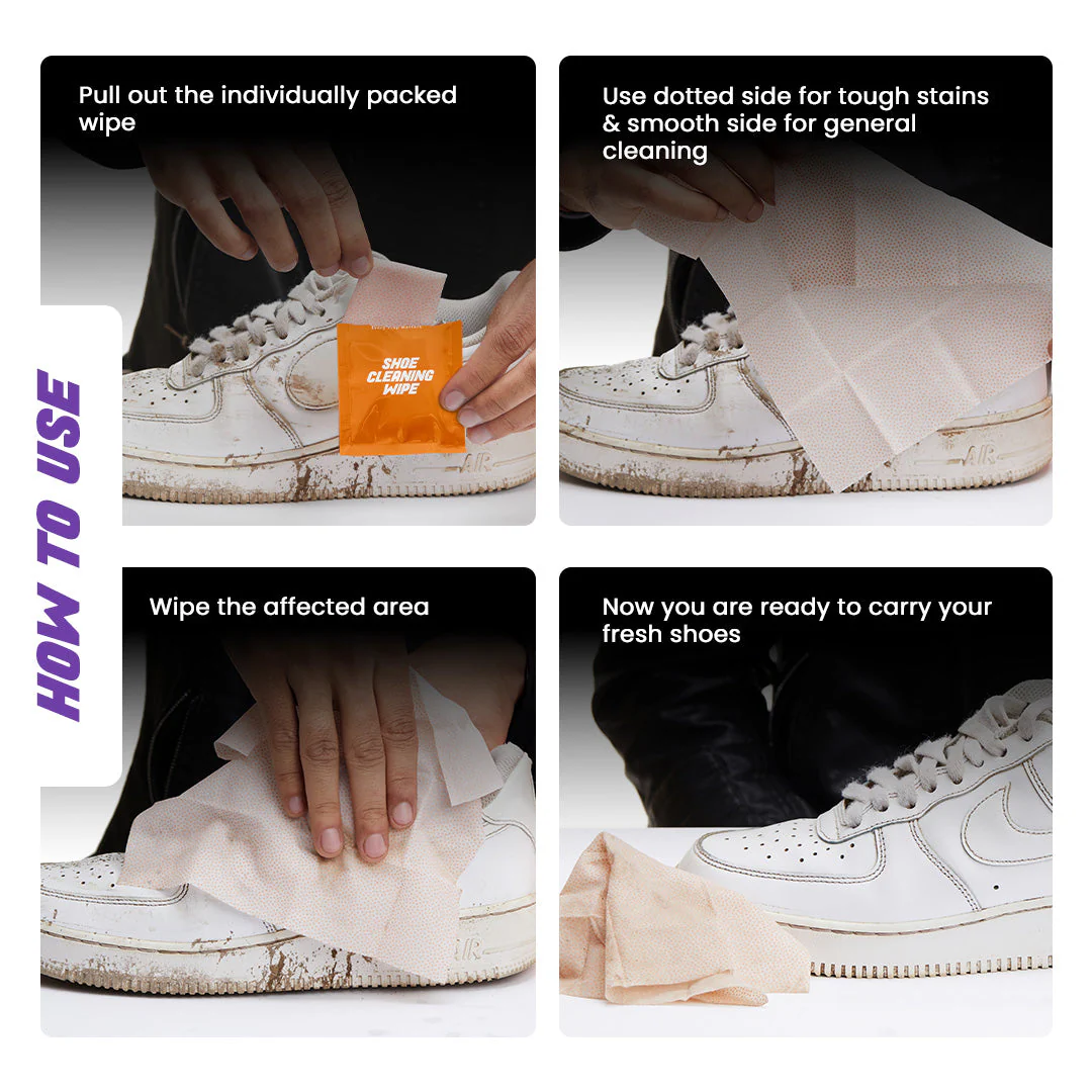 Shoe Cleaning Wipes | Sneaker Wipes - Image 6