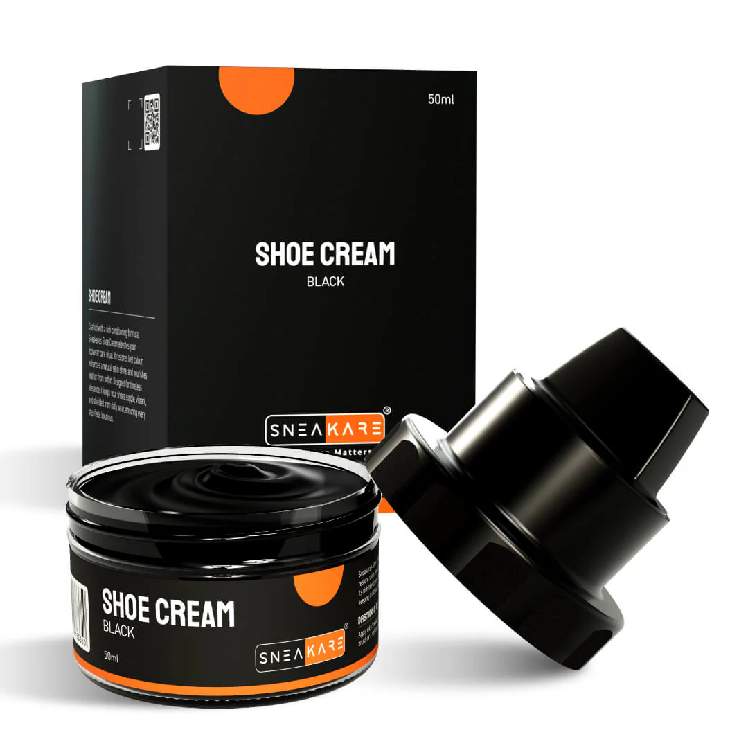 Shoe Cream with Built-In Applicator (Black 50ml) - Image 20