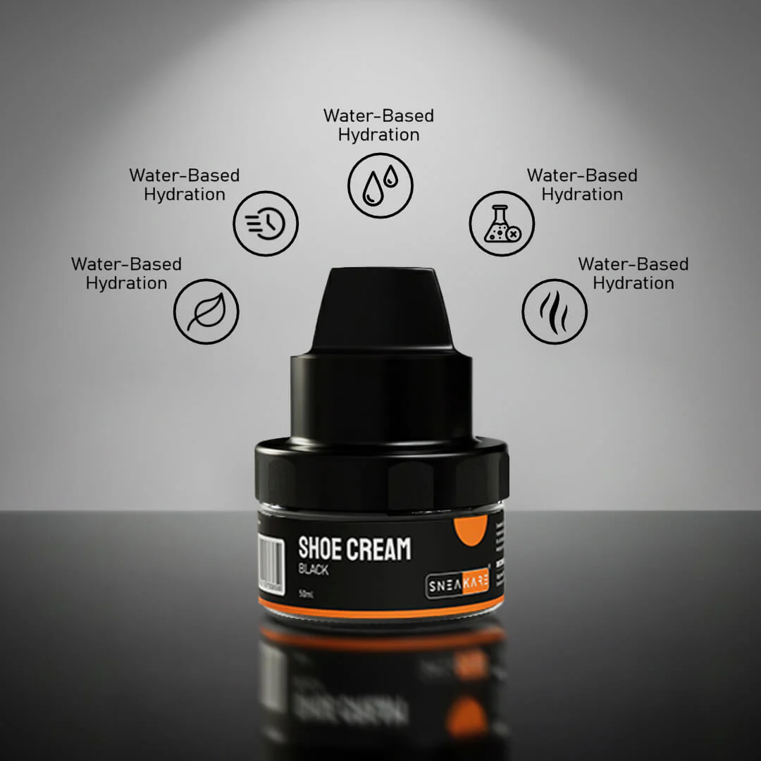 Shoe Cream with Built-In Applicator (Black 50ml) - Image 4