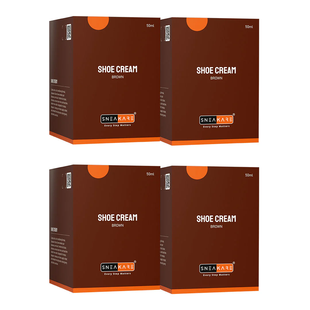 Shoe Cream with Built-In Applicator (Brown 50ml) - Image 30