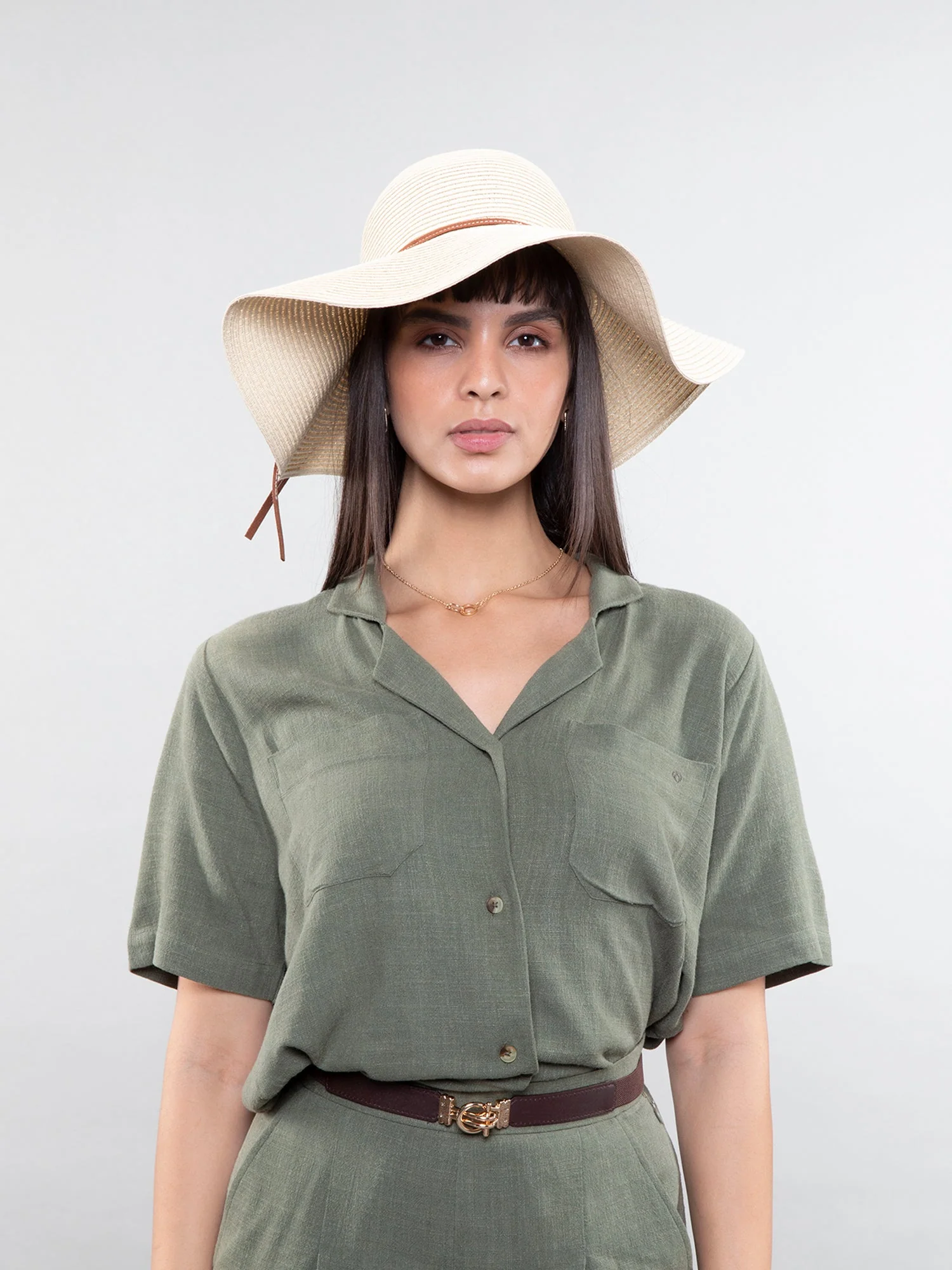Short-sleeve linen shirt - Image 25