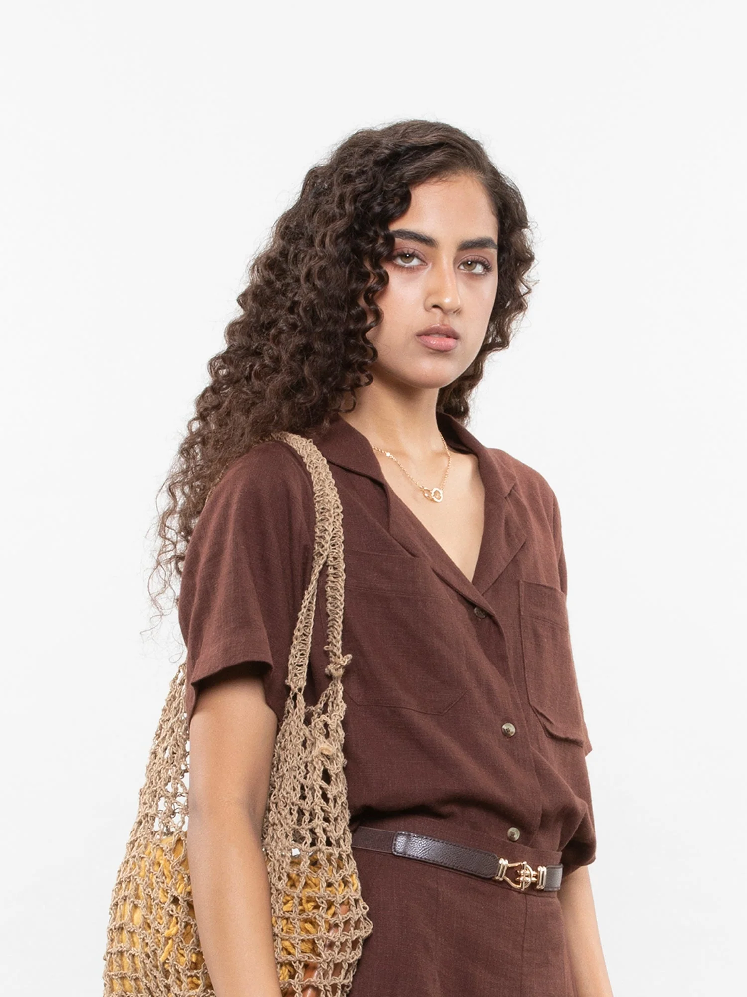 Short-sleeve linen shirt - Image 22