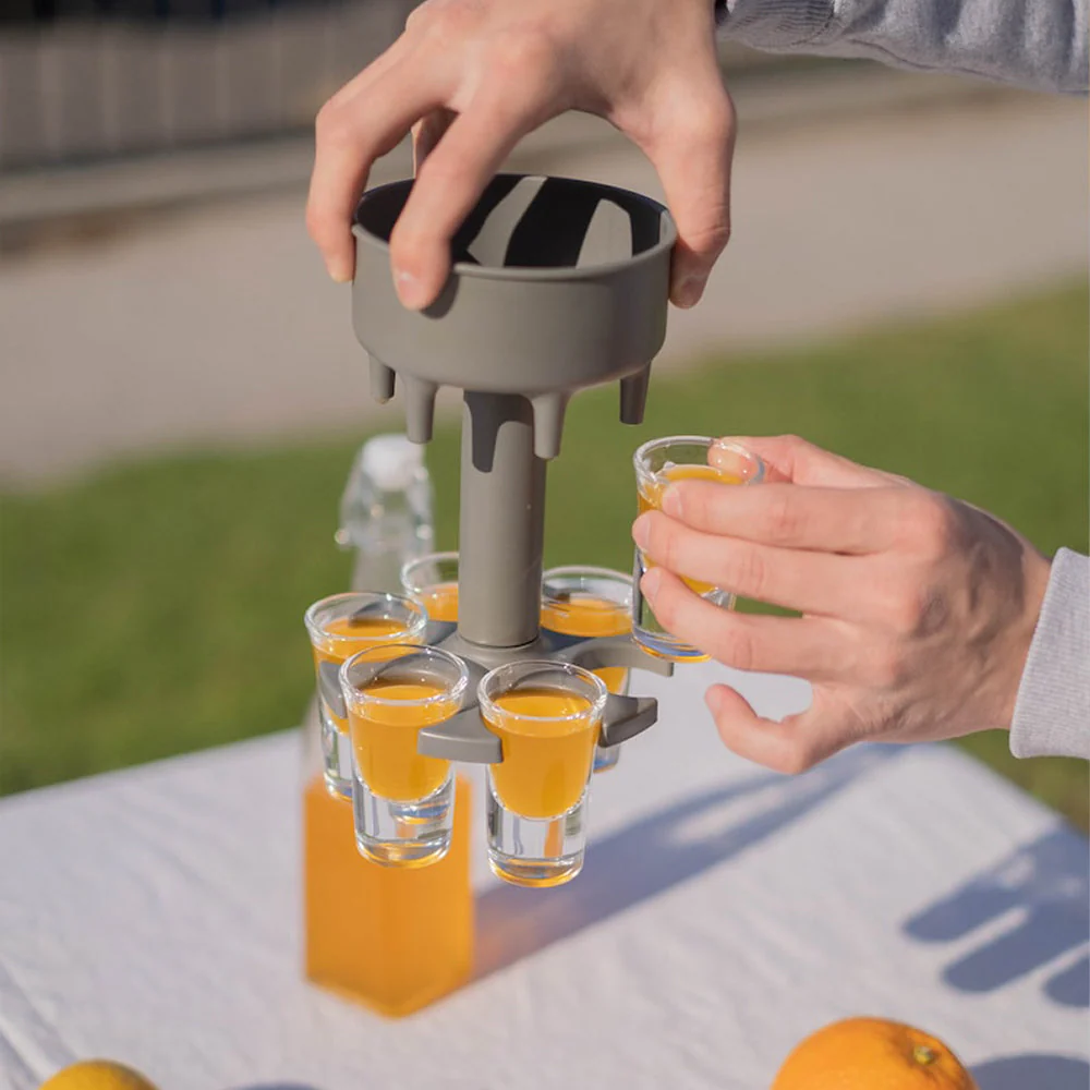 Shot Glass Dispenser and Holder (Set of 6) - Image 4