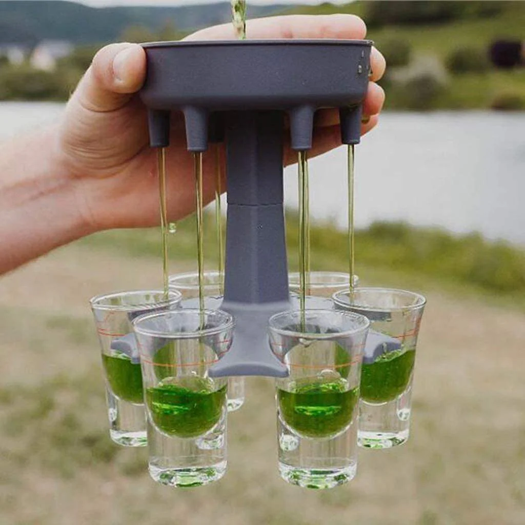 Shot Glass Dispenser and Holder (Set of 6) - Image 5