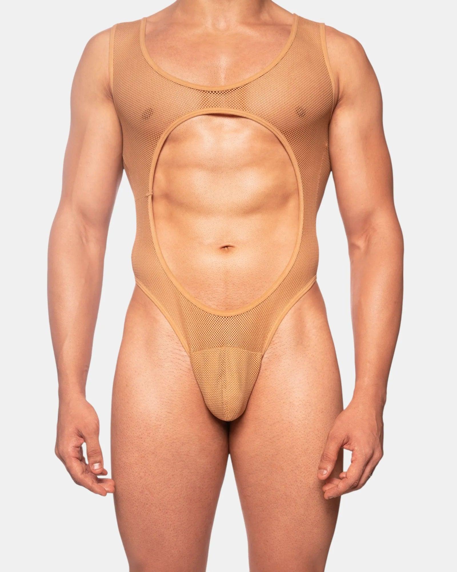 ShowAbs Bodysuit /Tan - Image 7