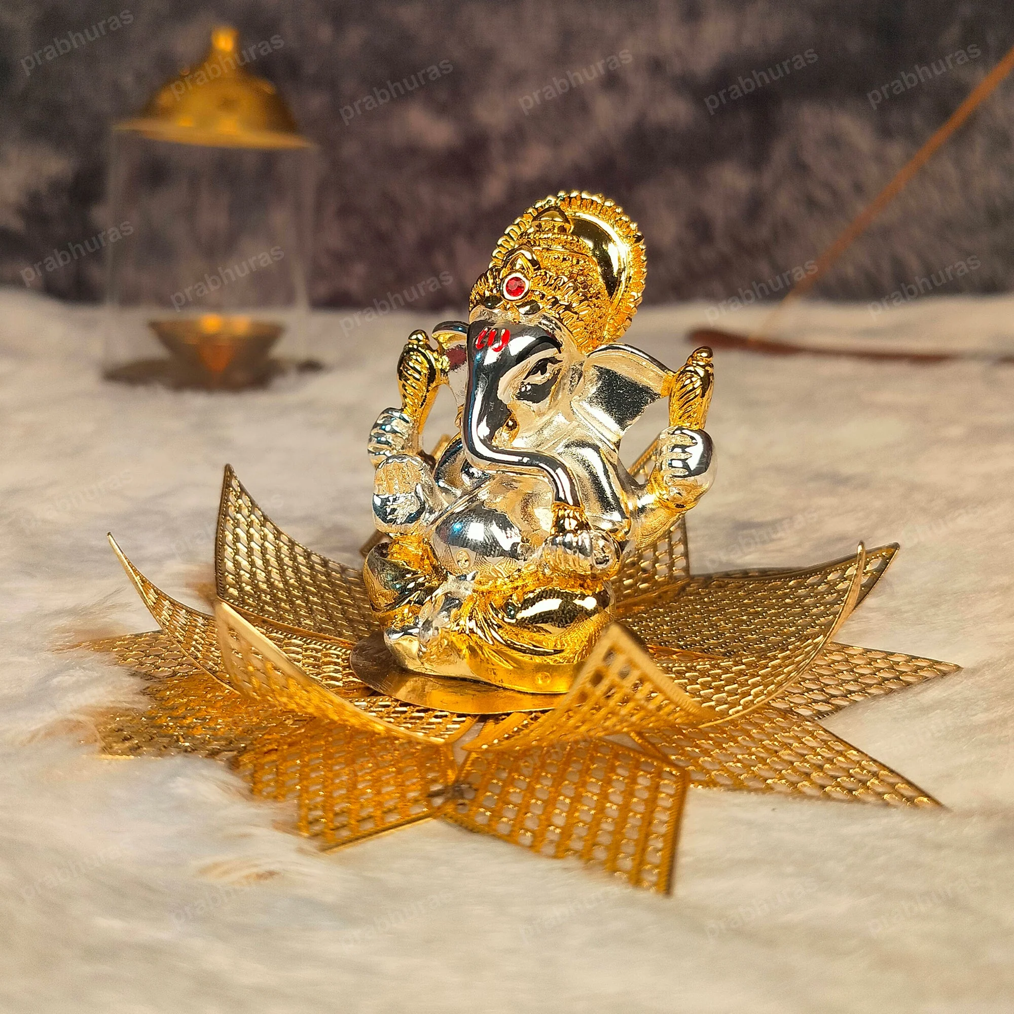 Shree Ganesh Ji Idol For Office car dashboard Temple - Image 2