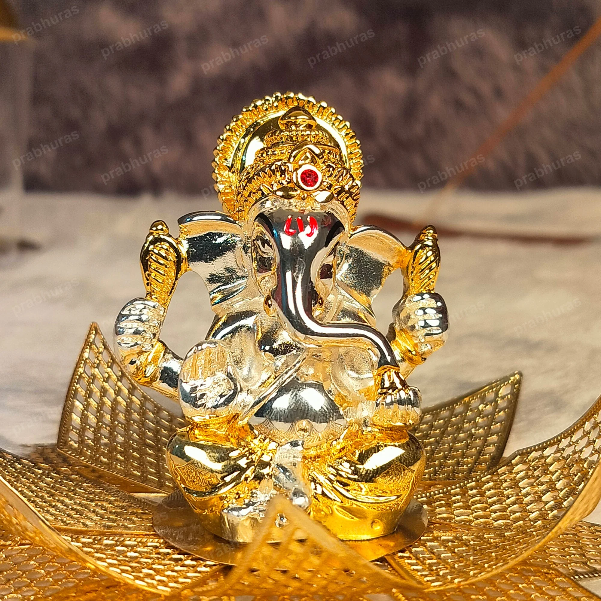 Shree Ganesh Ji Idol For Office car dashboard Temple - Image 4