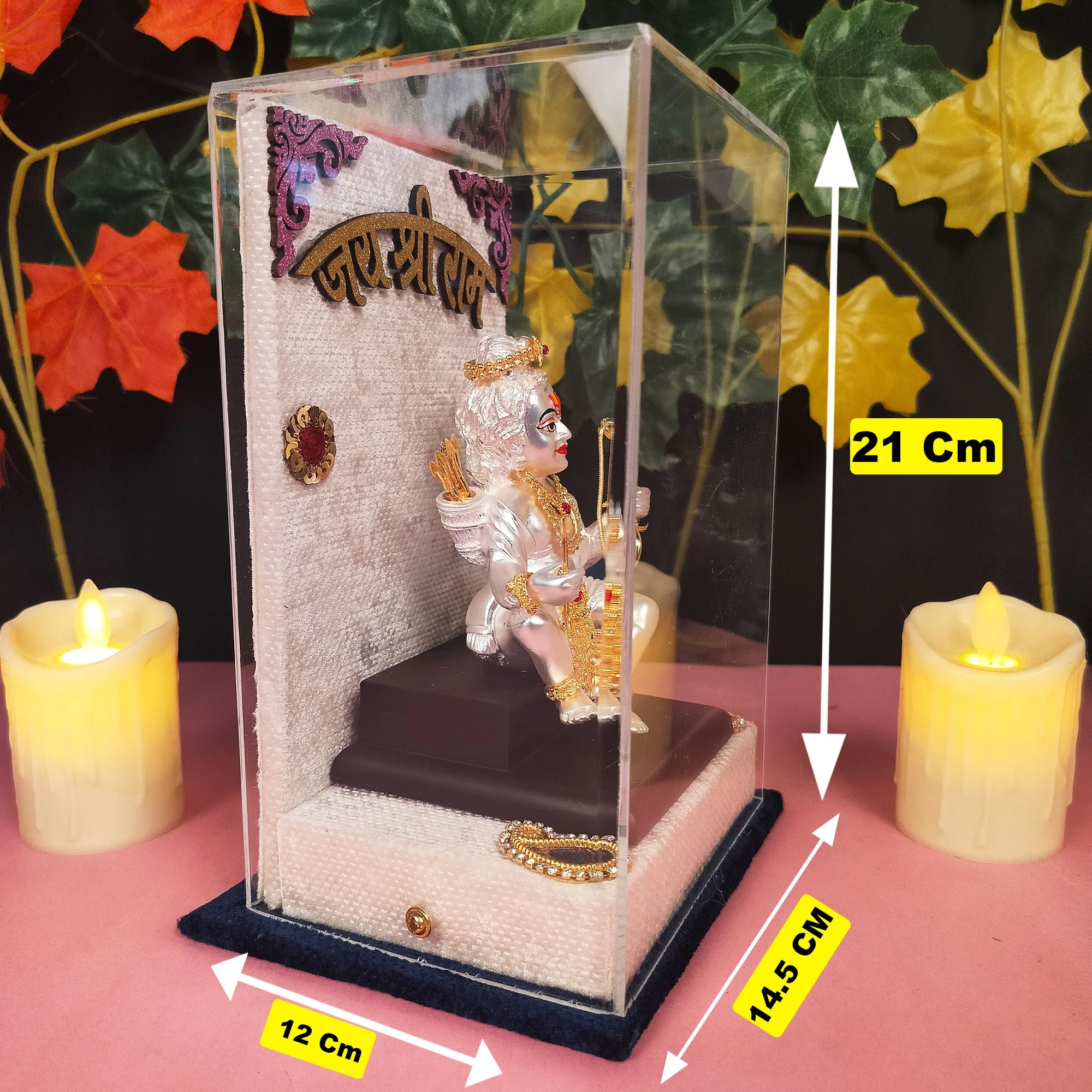 Shri Bal Ram Ji With Gold And Silver Coated - Image 7