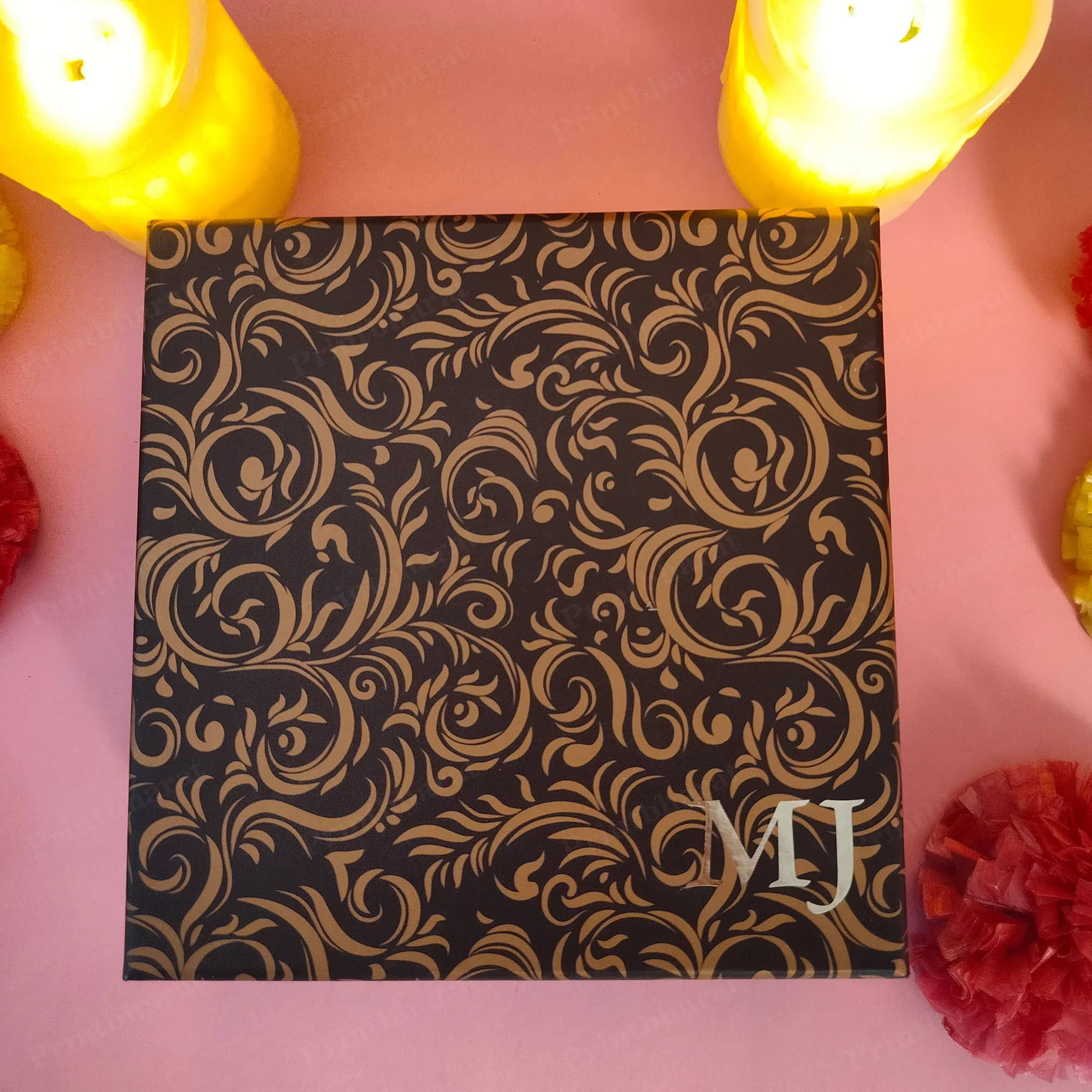 Shri Radhe Krishna Leaf 24KT Gold Coated Table Top - Image 6