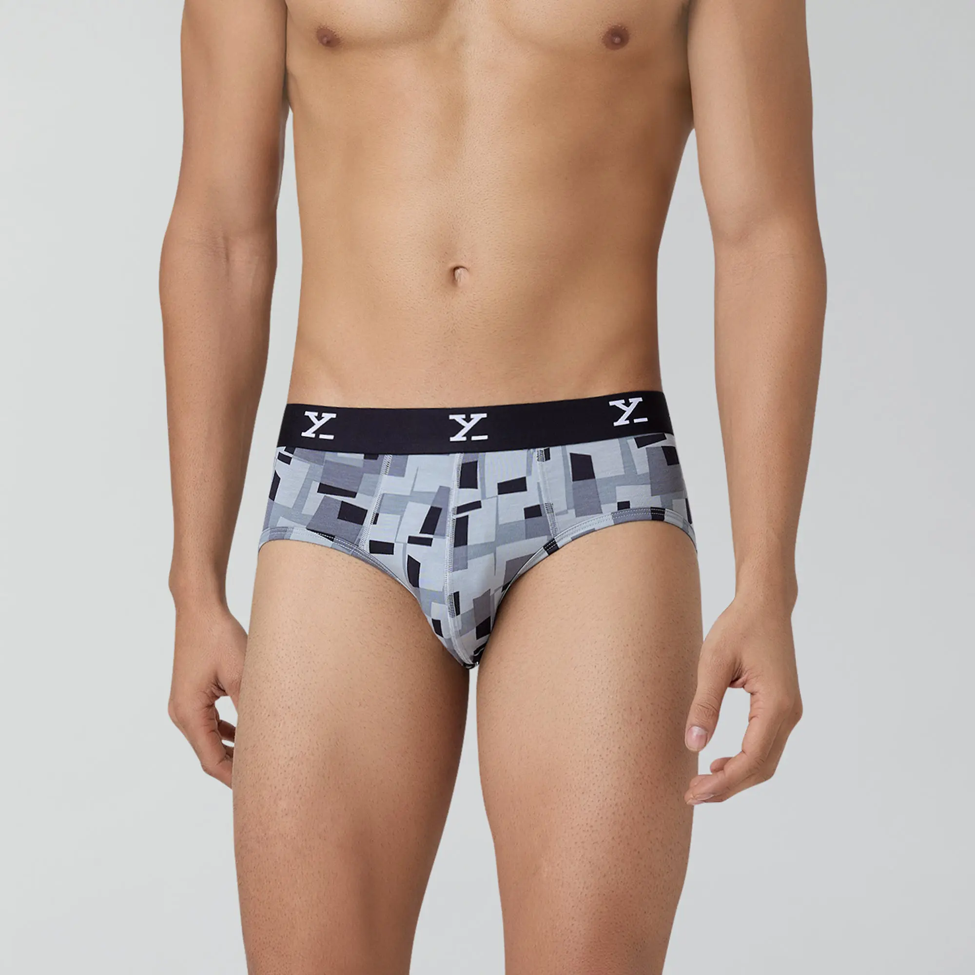 Shuffle Modal Briefs Boxy Grey - Image 2