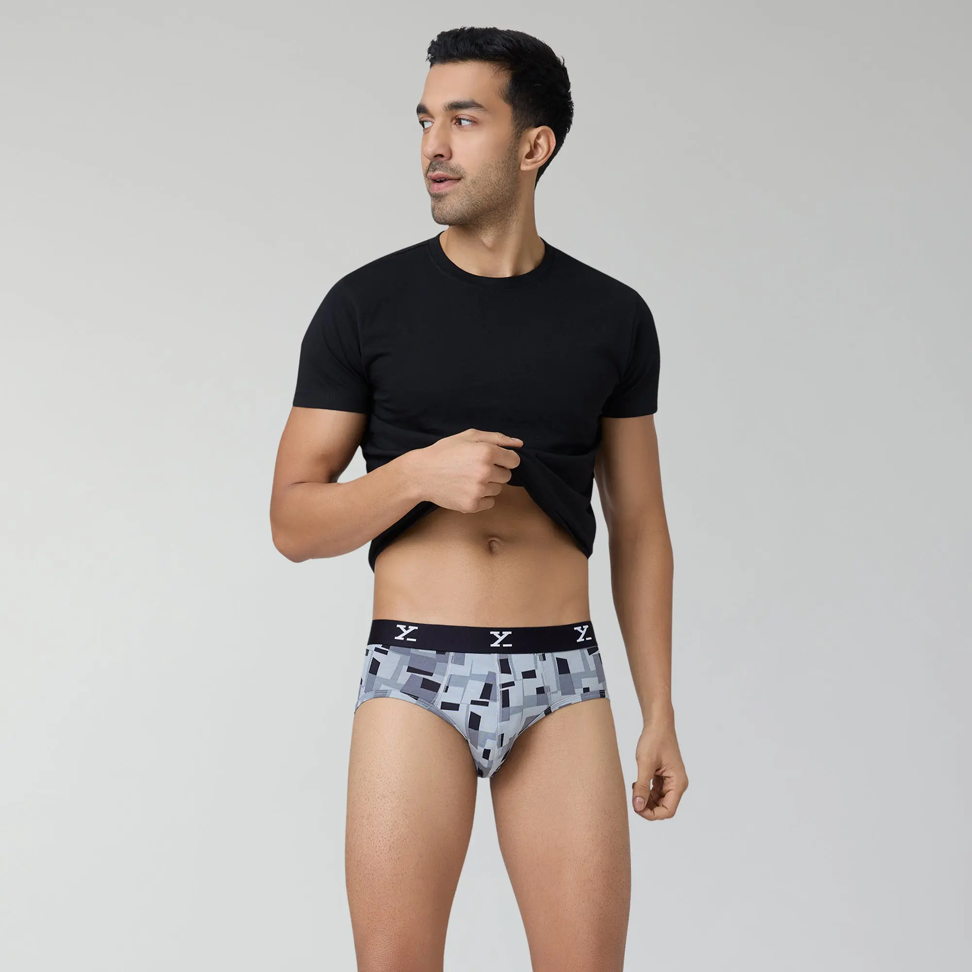 Shuffle Modal Briefs Boxy Grey - Image 3