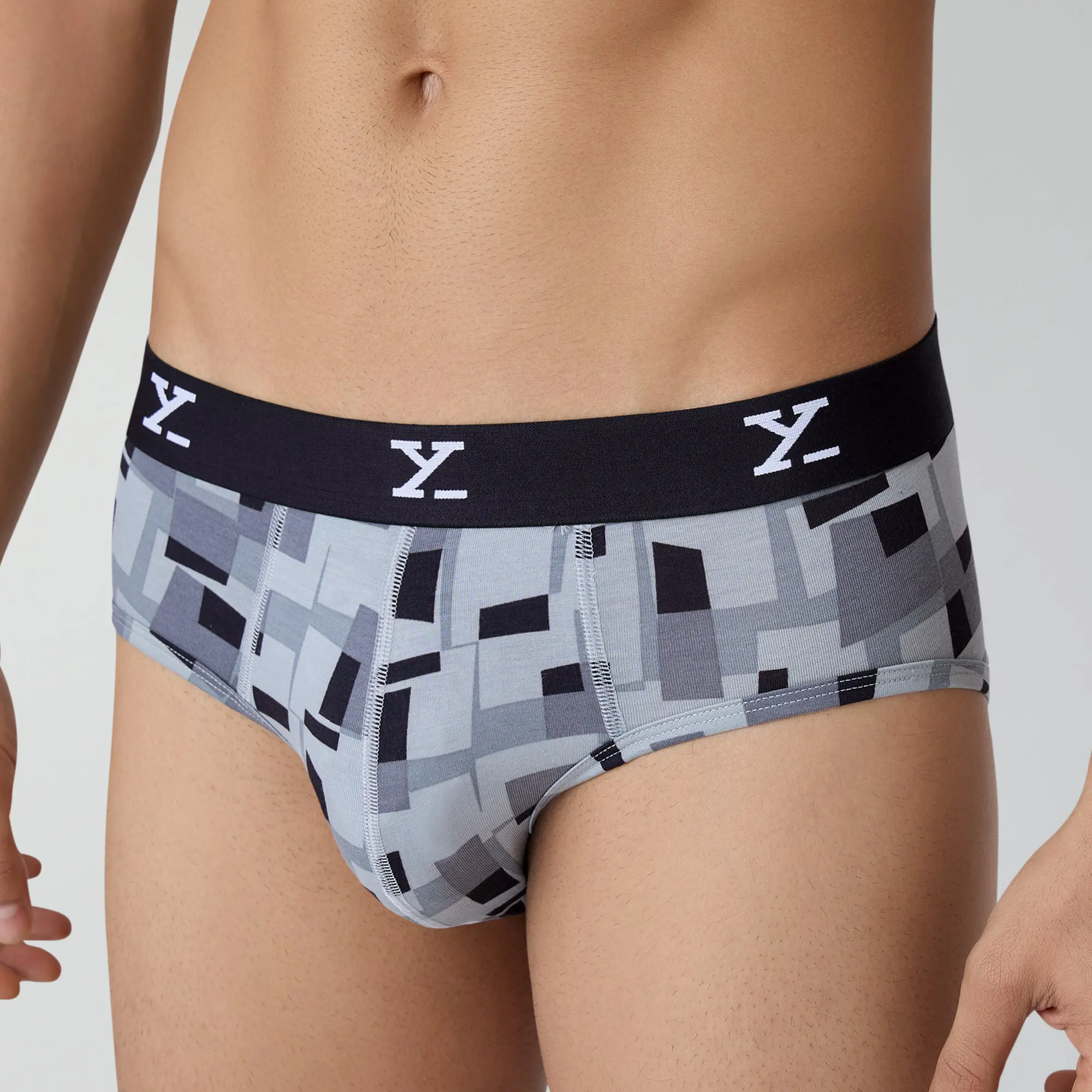 Shuffle Modal Briefs Boxy Grey - Image 6