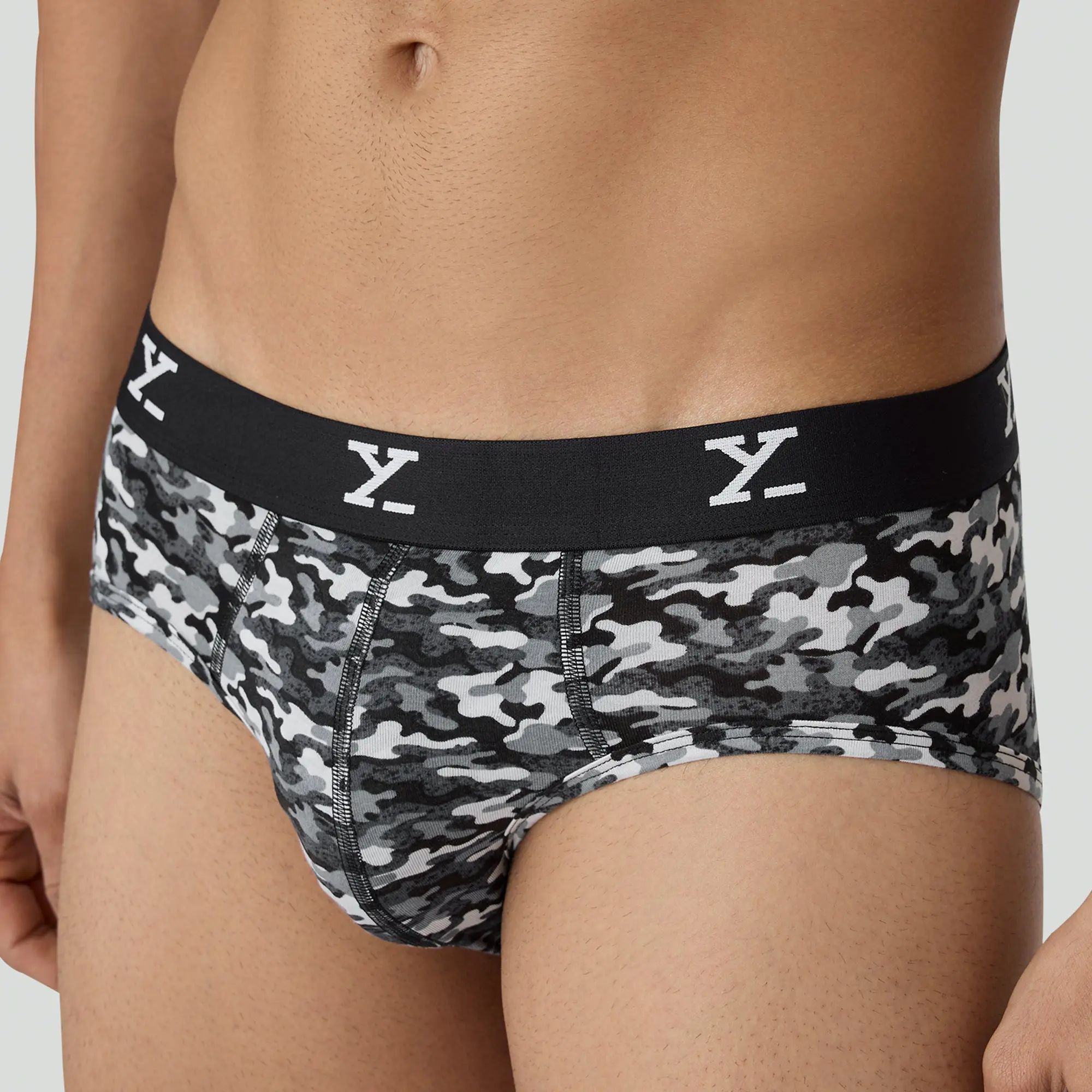 Shuffle Modal Briefs Camouflage Grey - Image 6