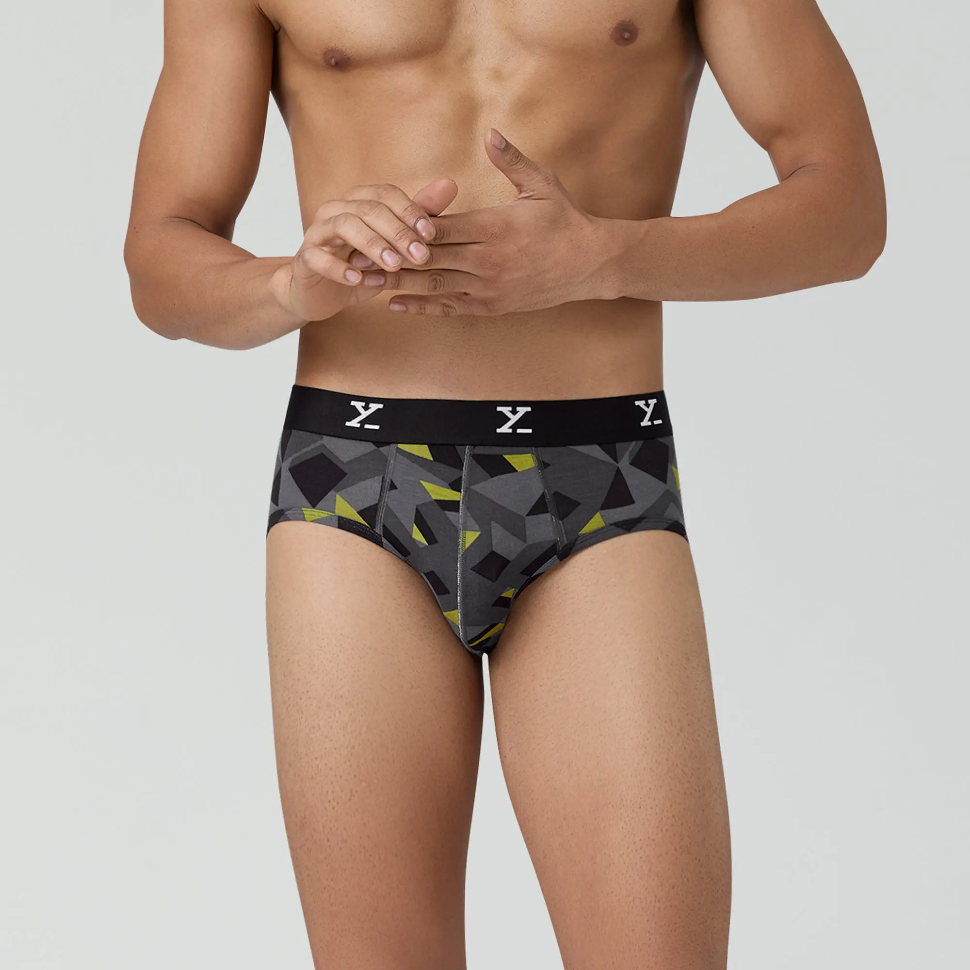 Shuffle Modal Briefs Prism Grey - Image 2