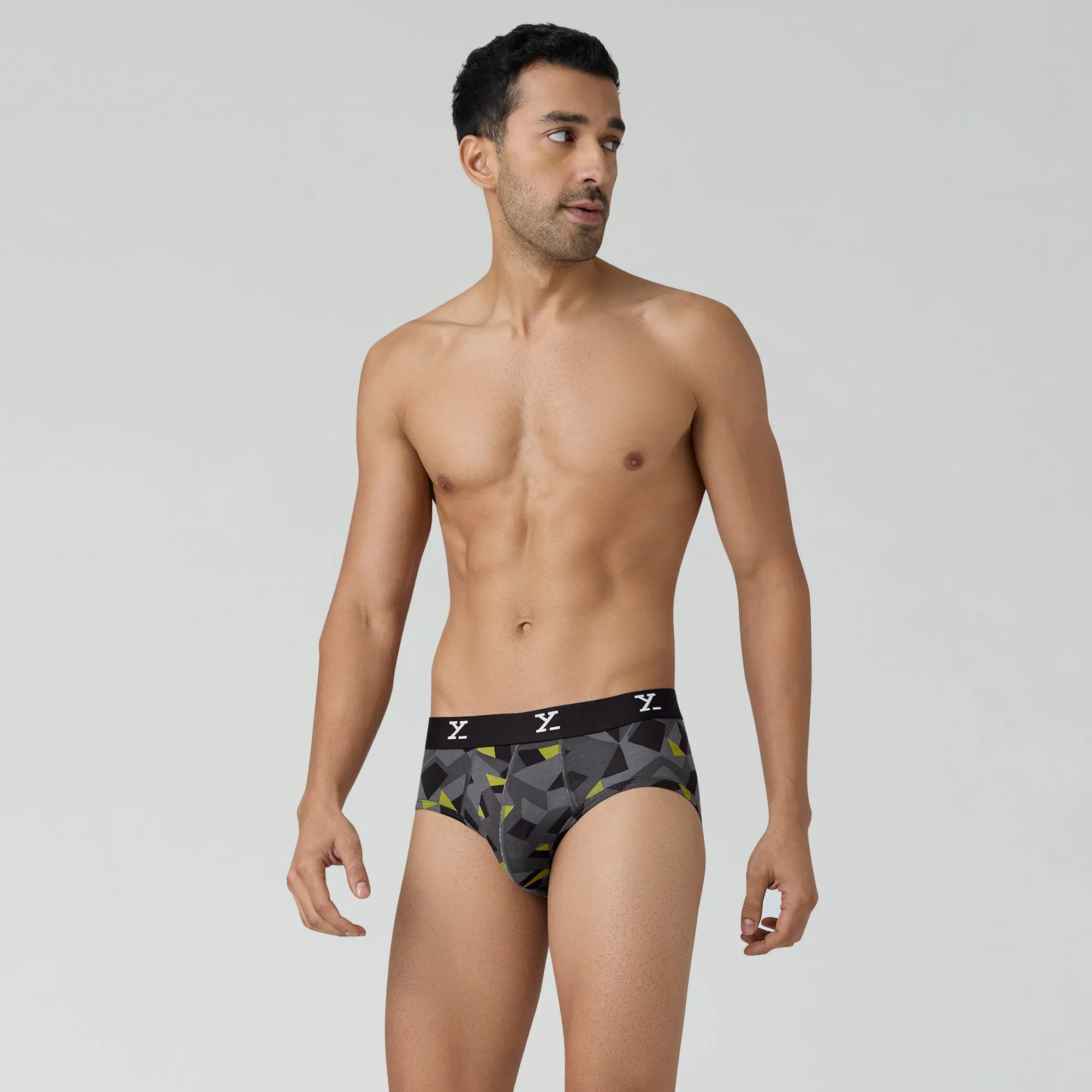 Shuffle Modal Briefs Prism Grey - Image 4