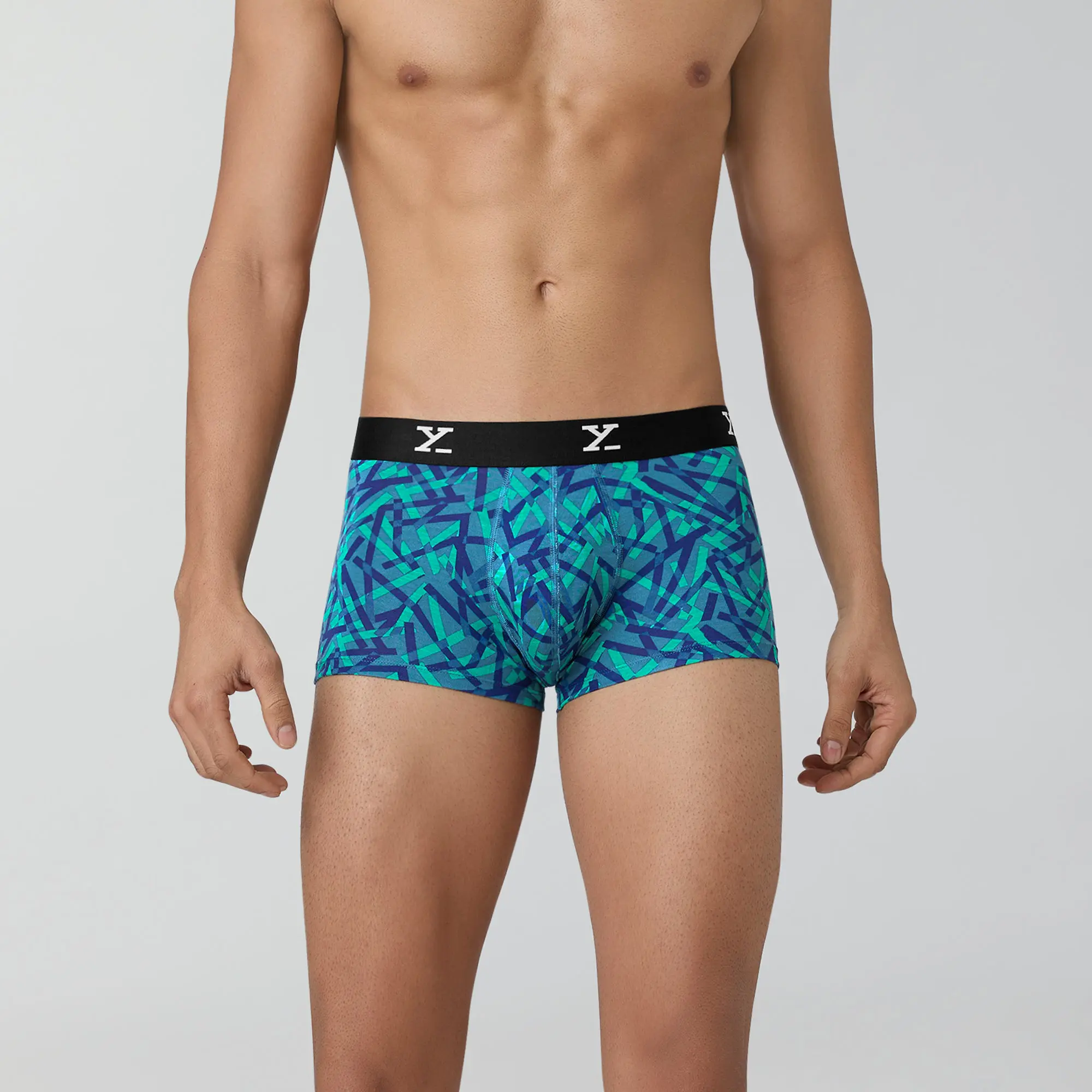 Shuffle Modal Trunks Aqua Strokes - Image 2