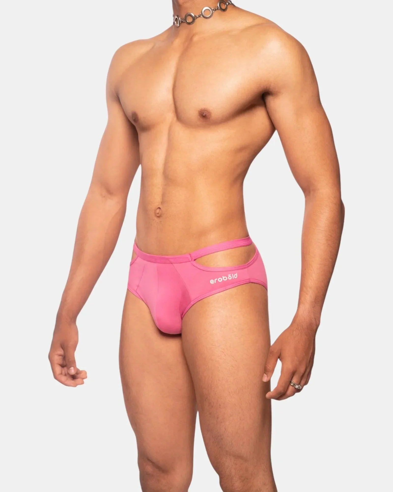 Side Slits Brief /Ibis Rose - Image 4