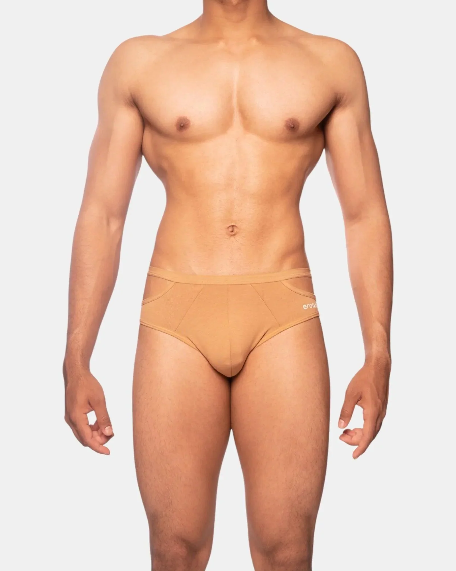 Side Slits Brief /Tan - Image 10