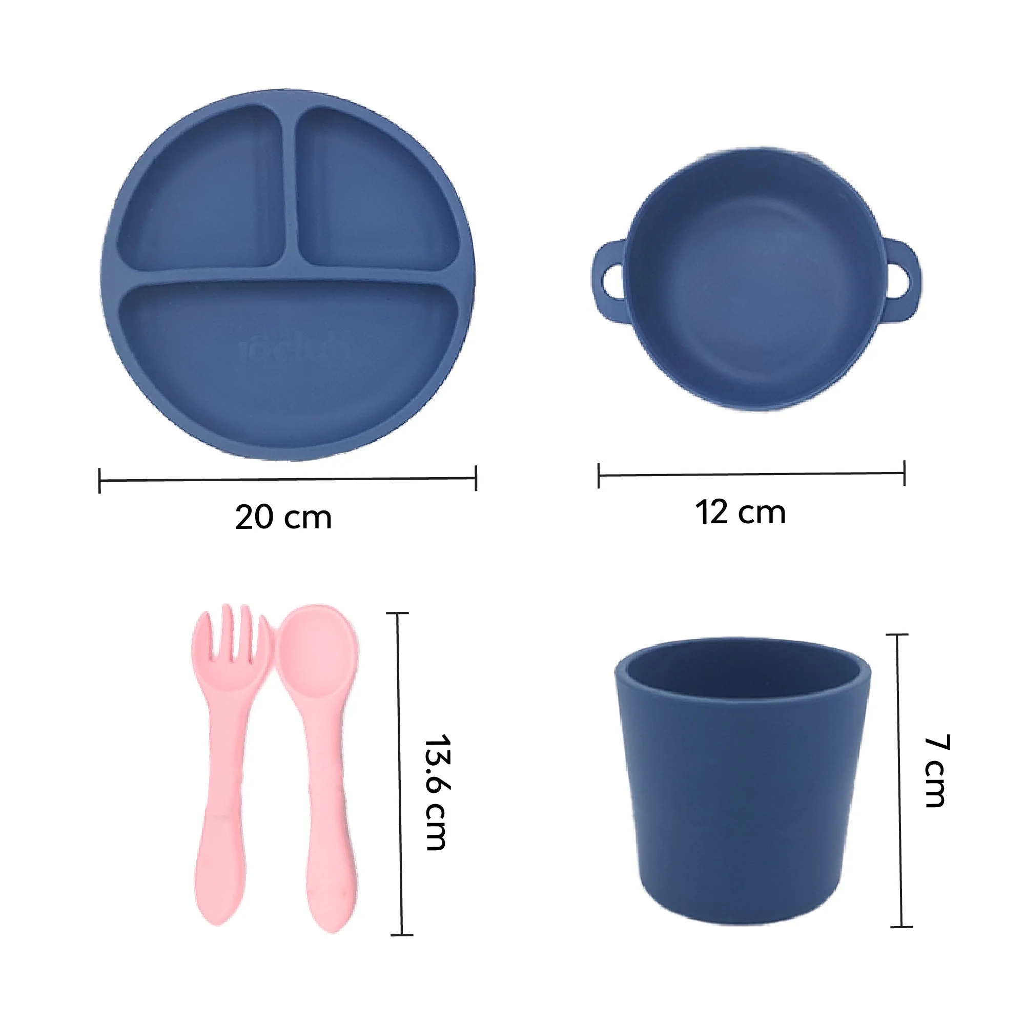Silicone Kids Dining Gift Set - Image 4