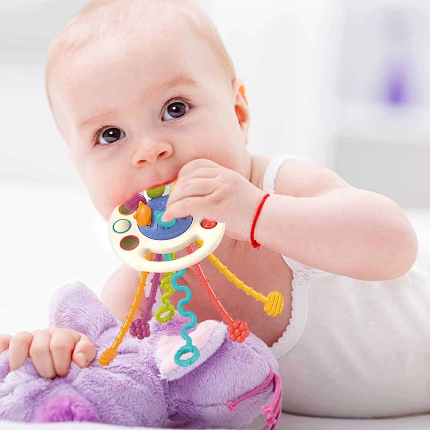Silicone Pull String Sensory Toys for Kids (Random Design) - Image 10