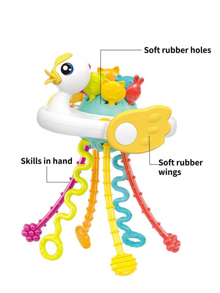 Silicone Pull String Sensory Toys for Kids (Random Design) - Image 9