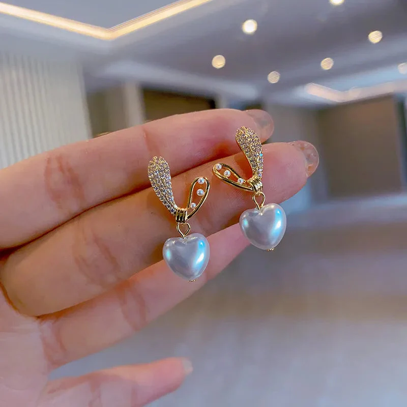 Silver Heart Drop - Image 4