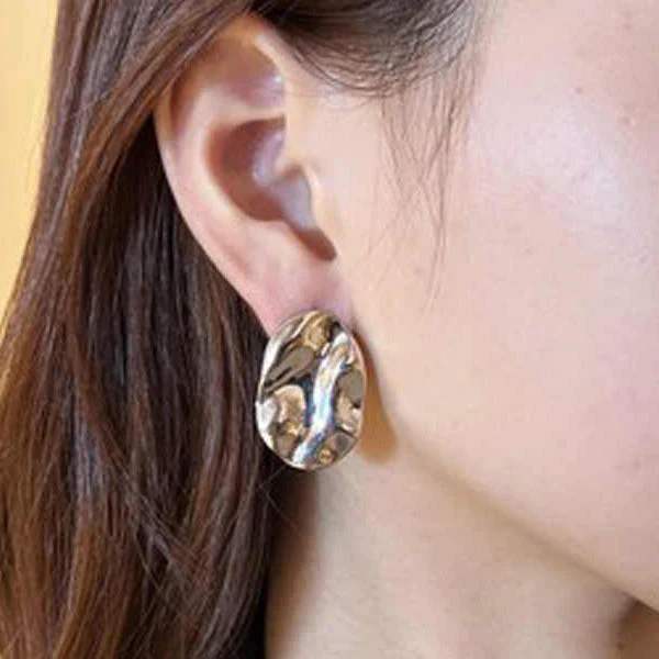 Silver Stud Earring - Image 3
