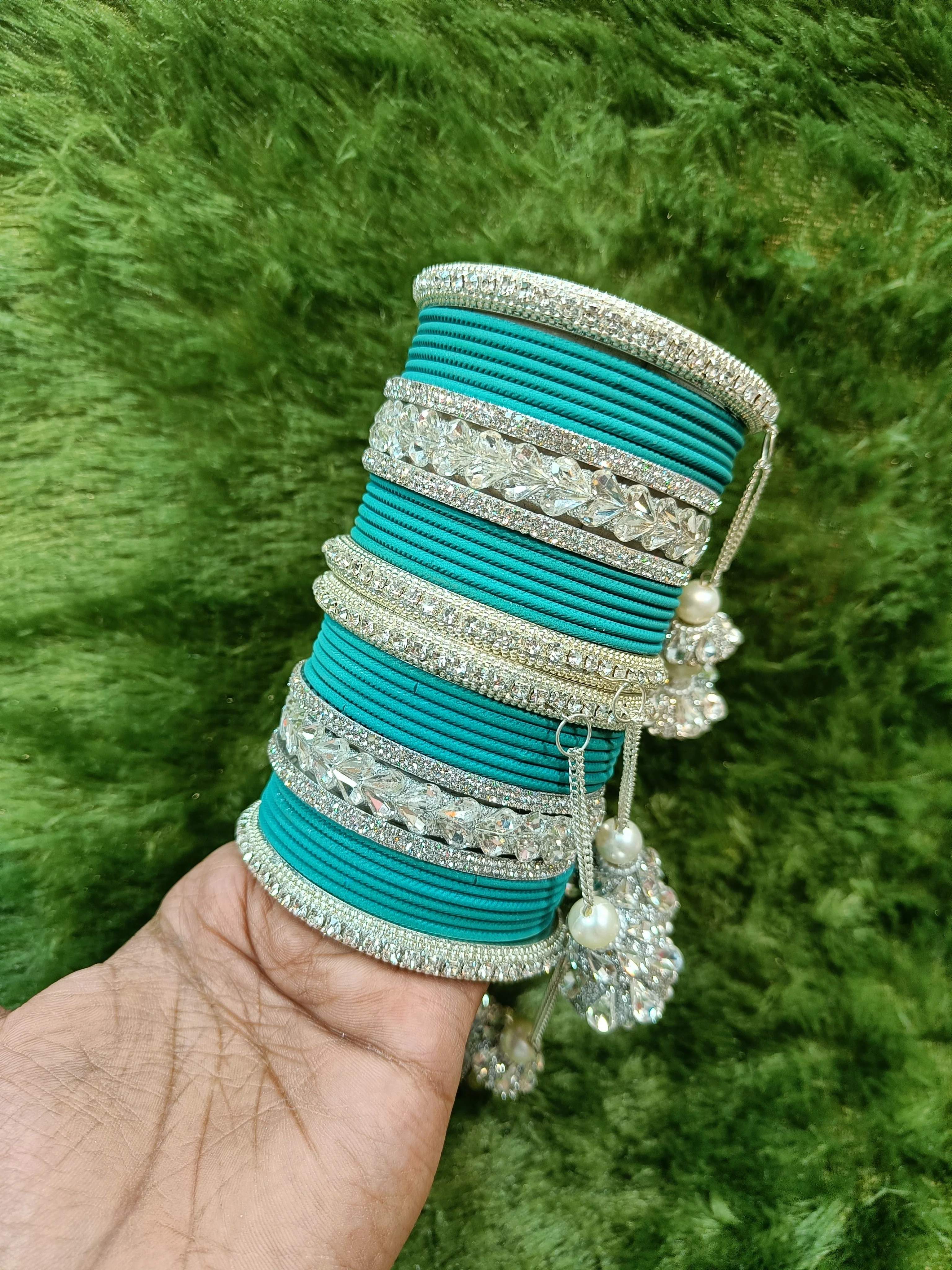 Silver touch bangles set - Image 6