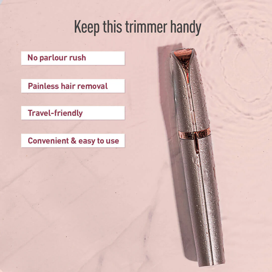 Sirona Electric Eyebrow Trimmer for Women | Painless Eyebrow Trimmer, 360° Precision Trim, Battery Operated, Travel friendly, Brow Trimmer - Image 5