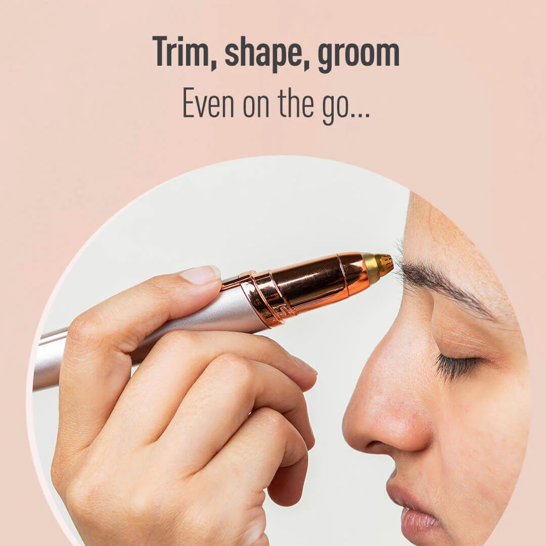 Sirona Electric Eyebrow Trimmer for Women | Painless Eyebrow Trimmer, 360° Precision Trim, Battery Operated, Travel friendly, Brow Trimmer - Image 7