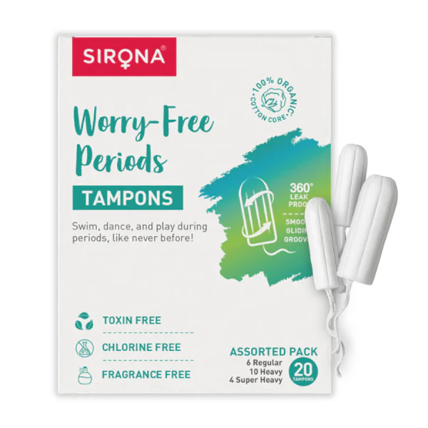 Sirona Mixed Flow Tampons (Pack of 20) - Image 12