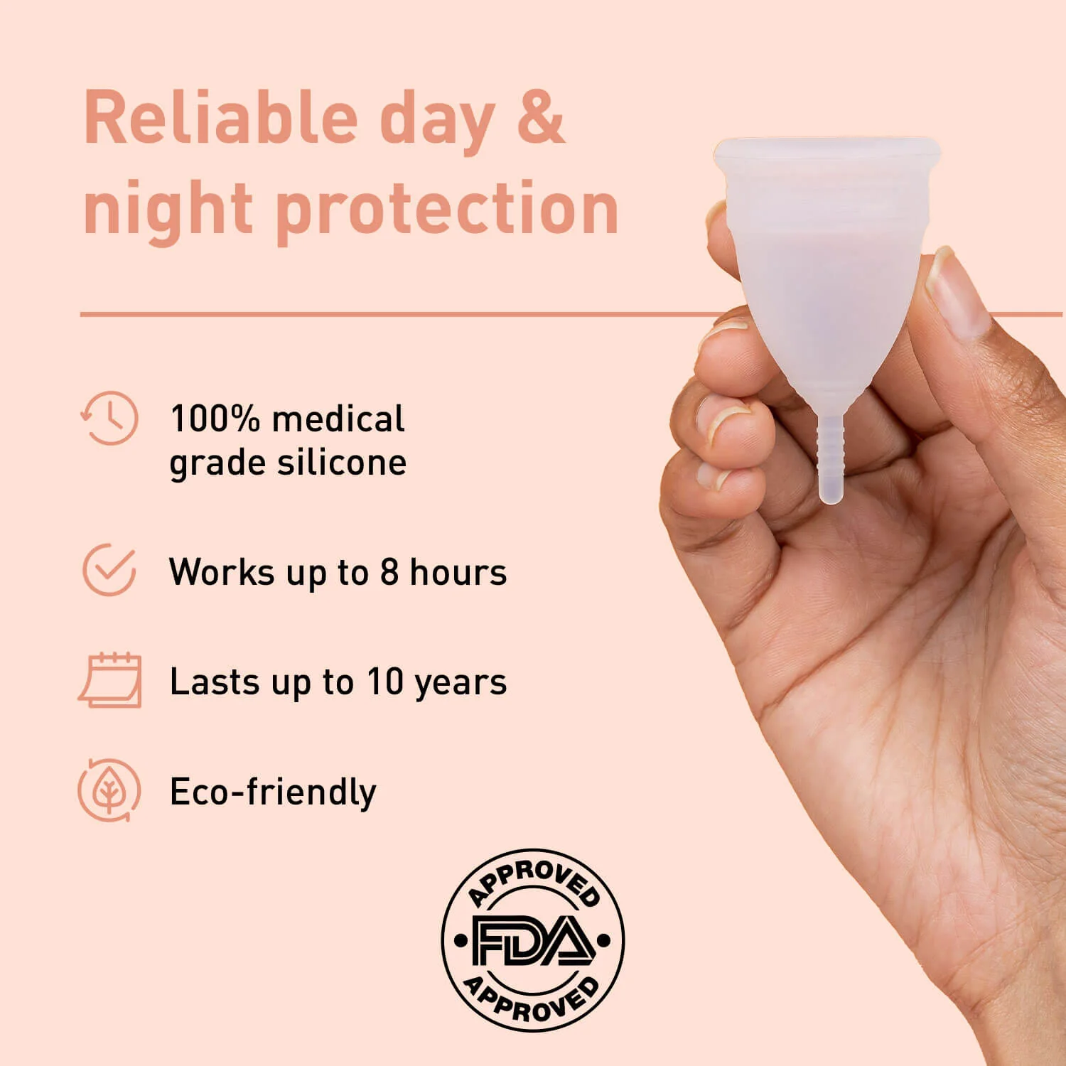 Sirona Pro Reusable Menstrual Cup with Pouch, Mini Intimate Wash & Cup Wash - Image 21