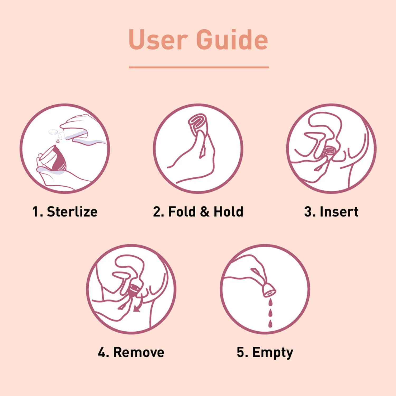 Sirona Pro Reusable Menstrual Cup with Pouch, Mini Intimate Wash & Cup Wash - Image 9