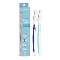 Sirona Reusable Eyebrow & Face Razor for Women | Painless Facial Hair Removal for Women, Razor for Eyebrow, Upper Lip, Forehead & Chin - (Pack of 2) - Image 19