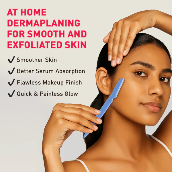 Sirona Reusable Face Razors for Women for Facial Hair - Pack of 3 - Image 5