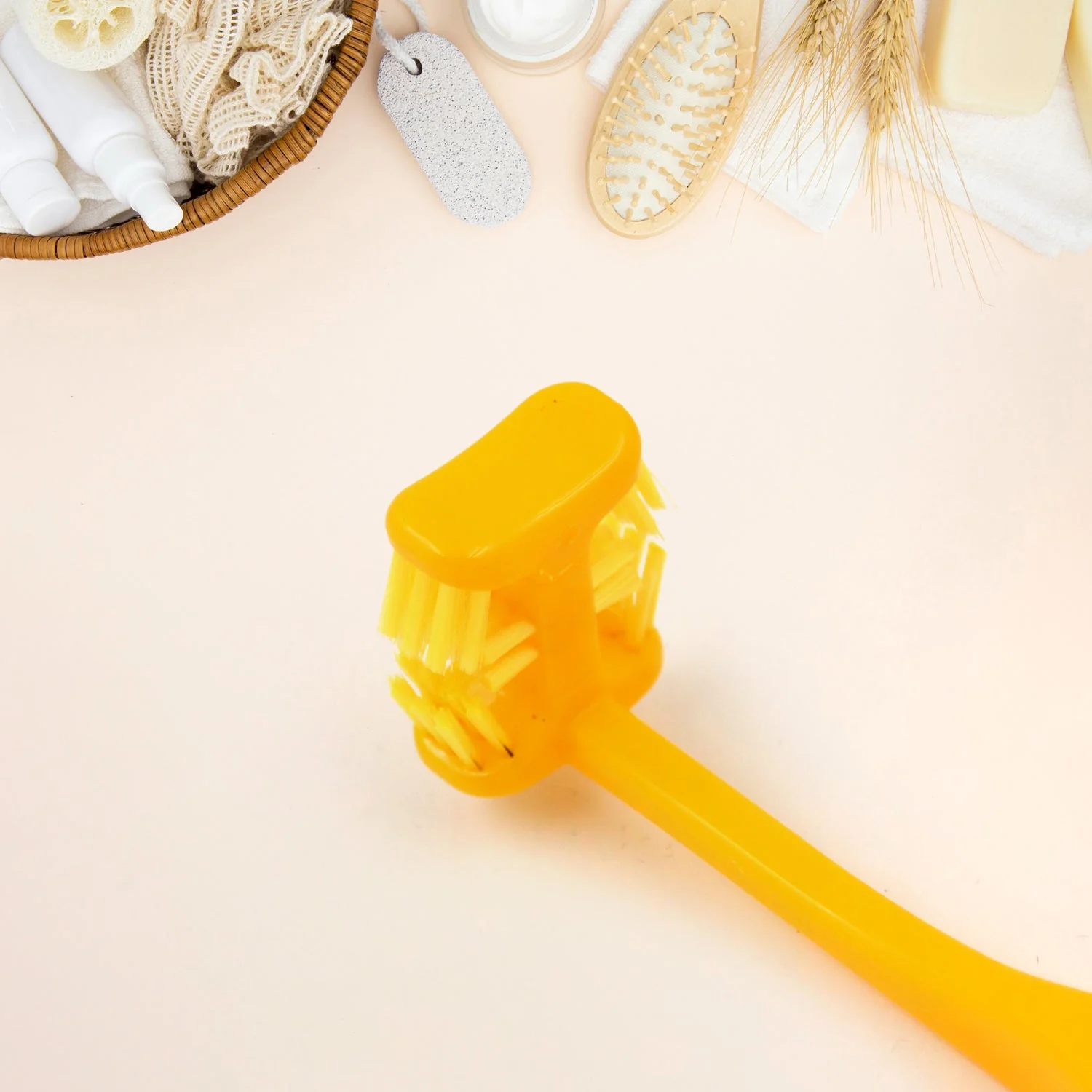 Six-Sided Soft Toothbrush, Anti-Bacterial 6 Sided Care (1 Pc/ Mix Color) - Image 4