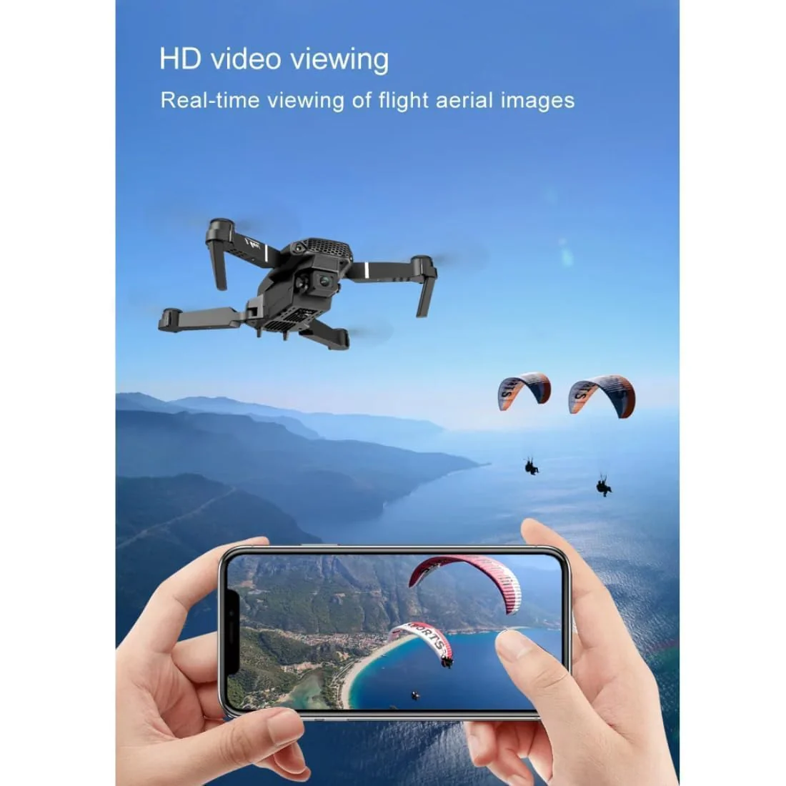 SkyMaster: Dual-Camera Foldable Drone with WiFi FPV, Wide-Angle Lens & Live Video Streaming - Image 6